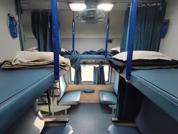 Sleeper coach interior